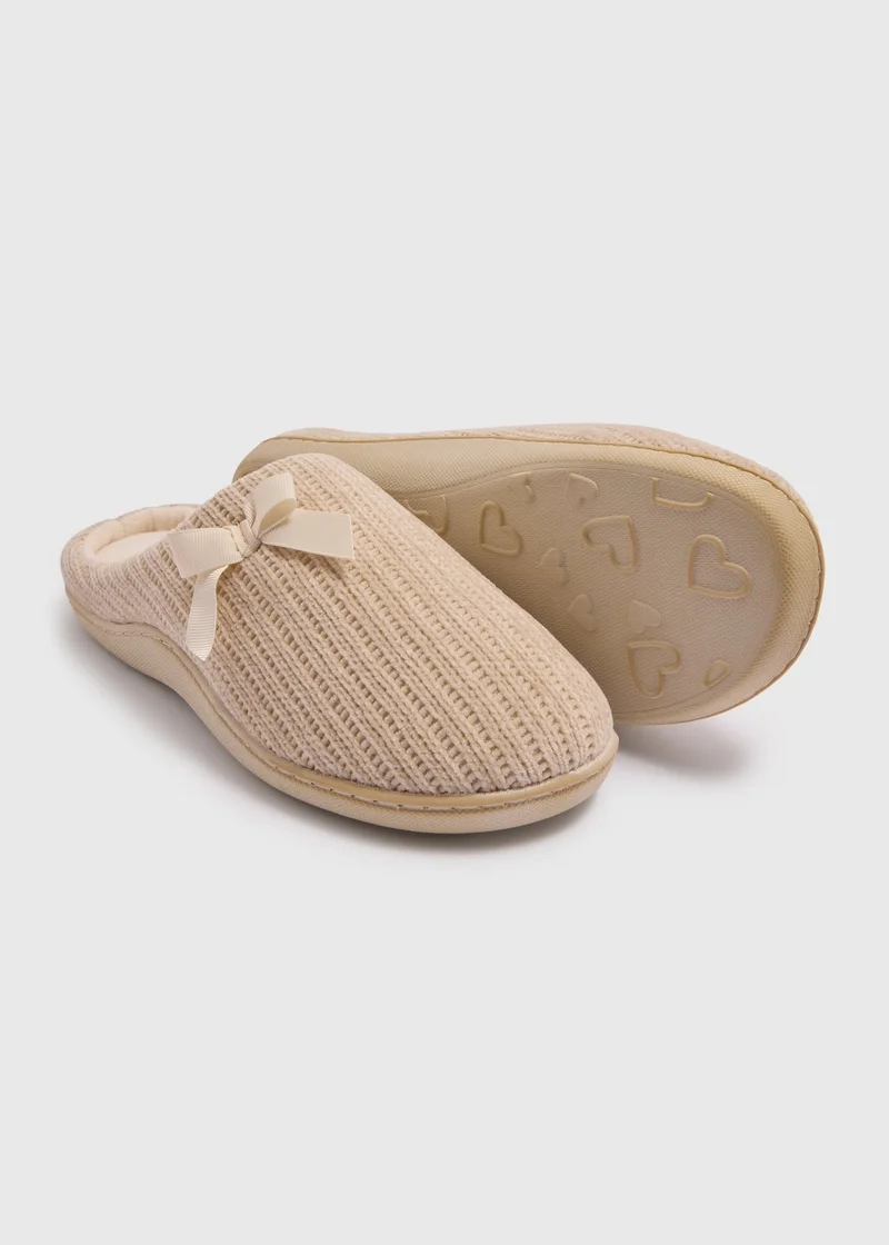 ماتلان Cream Hidden Support Mule Slippers